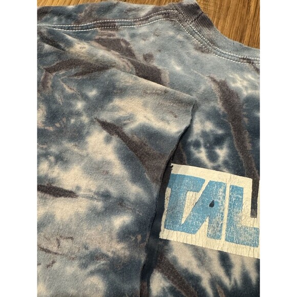 Metallica Rock Band Retro Tie Dye XXL “Ride The Lightning" 1985 Graphic T-Shirt - Picture 5 of 6